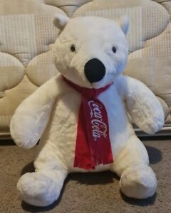 Large Coca-Cola (Coke) Polar Bear Plush - Free Post