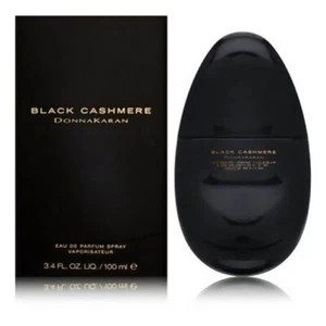 Black Cashmere by Donna Karan EDP 100ml Spray Sealed Rare Vintage NEW - Picture 1 of 3