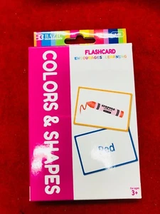 COLORS & SHAPES Flash cards Educational Kids Game, Learning card game  Free Post - Picture 1 of 2