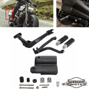 Heat Shield Rear Foot Pegs & Mount Kit for Harley Sportster S RH1250S 2021-2022 - Picture 1 of 9