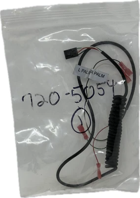 STAR TRAC 720-5054 UPRIGHT BIKE HEART RATE PULSE GRIP CABLE ASSEMBLY NEW - Image 1 of 3