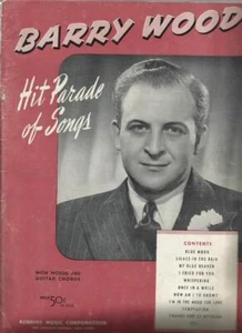Barry Wood Hit Parade of Songs Piano Sheet Music 1930's Blue Moon Mood Big Band - Picture 1 of 1