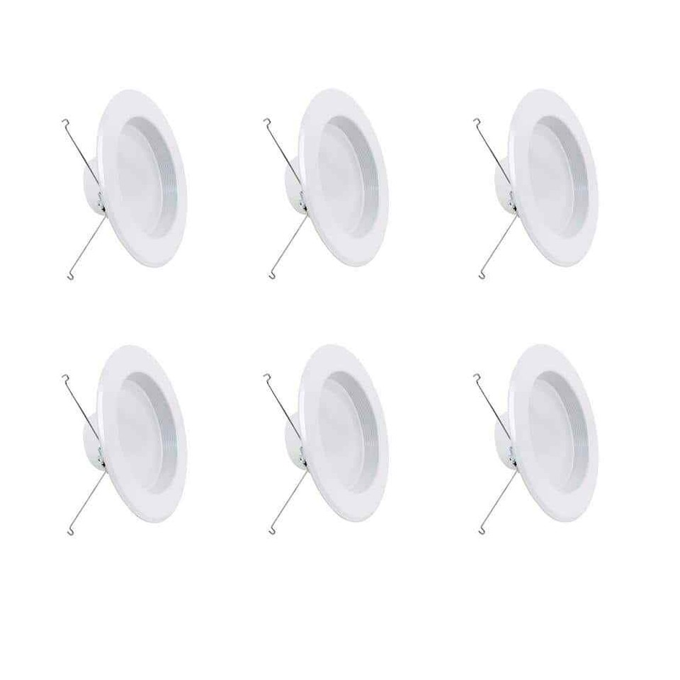 Feit Electric 6 In. 75w EQUIV Dimmable White LED Recessed Retrofit  