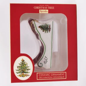 Spode Albero di Natale Ornamento Sleigh Nuovo in Scatola Vacanze Ceramica Natale Classico - Foto 1 di 5