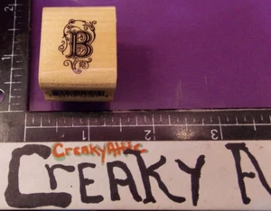 BUCHSTABE B ALPHABET REBE GUMMISTEMPEL INKADINKADO CREAKYATTIC - Bild 1 von 2