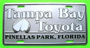 como nuevo "TAMPA BAY TOYOTA PINELLAS PARK FLORIDA" DISTRIBUIDOR PUBLICIDAD MATRÍCULA - Imagen 1 de 2
