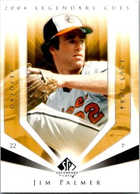 2004 SP Legendary Cuts Jim Palmer Baltimore Orioles #54 - Image 1 of 2