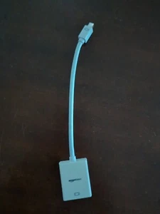 Mini DisplayPort (Thunderbolt) Amazon Basics To HDMI Adapter Display Port - Picture 1 of 7
