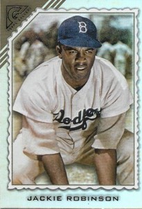 Jackie Robinson - 2022 Topps Gallery Rainbow Foil #42 - Brooklyn Dodgers