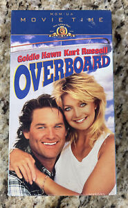 Overboard (VHS, 1987, Movie Time) NEW SEALED 1987 VHS Kurt Russell Goldie Hawn