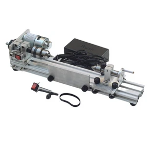 Mini Lathe Adjustable Mini Grinding Polishing Machine Woodworking Lathe 100-240V - Picture 1 of 6