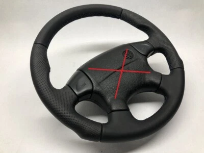 Lenkrad  Leder Lederlenkrad Vw PASSAT B4 Vw GOLF 3 Polo 6N Daumen - Bild 1 von 4