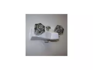 TUB SHOWER DIVERTER-WHITE-SMOKED HANDELS - Picture 1 of 1