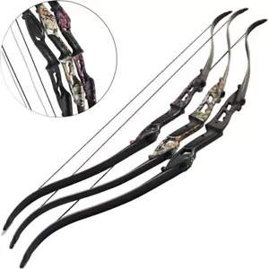 56" Archery Takedown Recurve Bow 30-50lbs Right Hand American Hunting Target - Picture 1 of 16