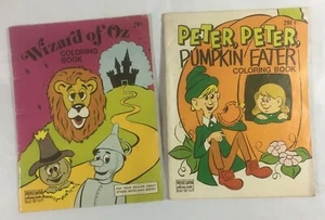 Libro da colorare Muselman anni 60-70 Peter, Peter mangiatore di zucca mago di oz lotto 2 - Foto 1 di 9