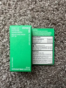 Innisfree Daily UV Defense Sunscreen SPF 36 10ml/ 0.33 oz Mini Size EXP 10/25 - Picture 1 of 1