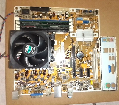 HP-COMPAQ M2N68-LA+CPU ATHLON 1640B+2GB DDR2-TESTATA FUNZIONANTE - Immagine 1 di 4