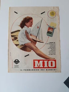 Vintage PUBBLICITÀ FORMAGGINO MIO da giornale  EPOCA 1957 Clipping ADV - Foto 1 di 1