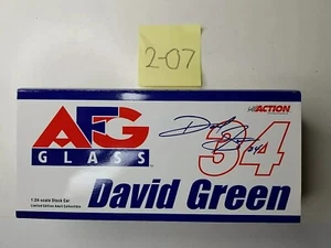 David Green # 34 AFG Glass 2000 Monte Carlo 1:24 Scale Diecast Bank NIB - Picture 1 of 12