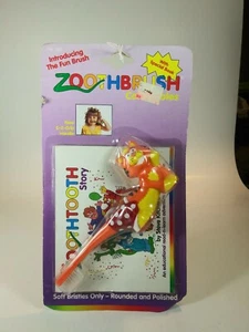 VINTAGE 1992 ~ ZOOTH ~ ZAHNBÜRSTE UND GESCHICHTE SAMMLERSTÜCK 1992 TOM TIGER NEU - Bild 1 von 3