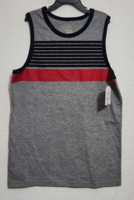 Camiseta sin mangas gris multicolor Faded Glory para niños talla 14-16 sin mangas Foto 1 de 3