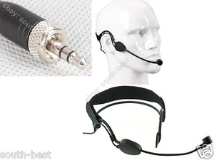 Black earhook Headset Microphone For Sennheiser G1 G2 G3 Wireless Mic System - Picture 1 of 11