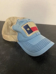 S.L. Revival eng anliegende Mütze, Texas Flagge Patch, Netz unstrukturiert, Druckknopflasche, *NEU* - Bild 1 von 7