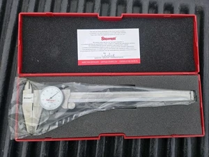 0-8" .001 DIAL CALIPER W/CASE STARRETT #1202-8 New 1PC Original  - Picture 1 of 6