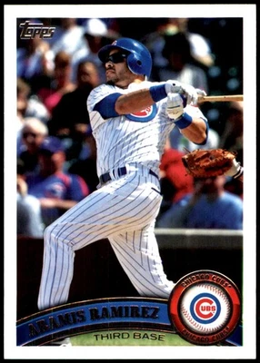 Aramis Ramirez 2011 Topps #16 Chicago Cubs MLB READ FREE SHIPPING AutographDen - Image 1 of 2