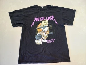 Metallica Damaged Justice Tour T-Shirt Mens Size L Large Hammer Of Justice - Picture 1 of 6