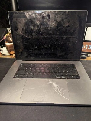 Apple MacBook Pro 16-inch Laptop Space Grey 2021 - Image 1 of 4