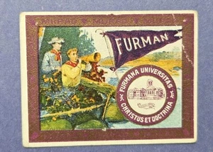 1910s T51 Murad Cigarettes College Series FURMAN UNIVERSITY Duck Hunters - Picture 1 of 2