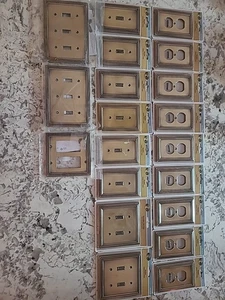 20-Hampton Bay Cover Plate,  Beaded- Antique Brass Lot Switch & Outlet New - Picture 1 of 9