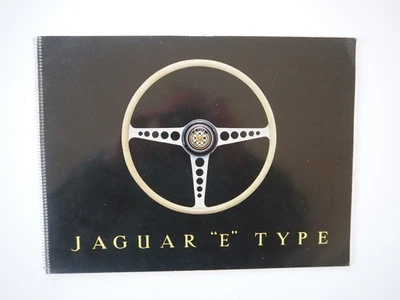 JAGUAR E TYPE - 1961 Genuine Original Wire-Bound Sales Brochure - Image 1 of 4