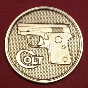 Colt Firearms Junior / JR Display Case Bronze Medallion - Picture 1 of 2