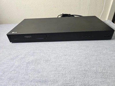 Reproductor de discos Blu Ray LG UP875 4K Ultra HD probado y funcionando sin control remoto Foto 1 de 4