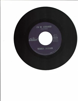 Wanda Jackson COUNTRY45(CAPITOL4635) In The Middle Of A Heartache/I'd Be Ashamed - Image 1 of 2