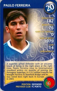 2004 CHELSEA Premier League Card PAULO FERREIRA - Picture 1 of 2