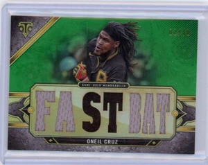 2024 Topps Triple Threads Triple Threads Relics Emerald /18 Oneil Cruz #TTR-OC2 - Picture 1 of 2