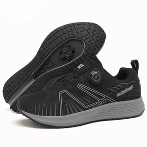 Mtb Cycling Shoes Men's Road Bike Racing Self-Locking Speed Bicycle Sneakers - Picture 1 of 24