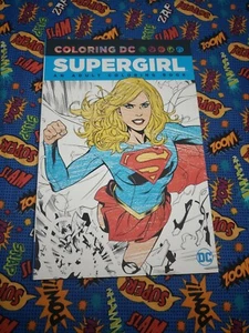 Libro para colorear para adultos DC Comics Supergirl Trade novela gráfica de bolsillo - Imagen 1 de 3