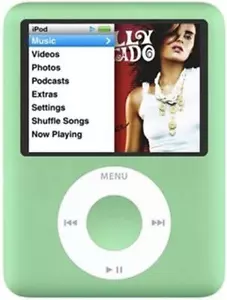 Apple iPod Nano Video 3rd Generation Gen 8GB Green - MP3 MP4 Music Player Bundle - Picture 1 of 1