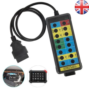 OBD2 Breakout Box Powerful OBDII Protocol Detector Access Scan Tool Car CAN Test - Picture 1 of 12