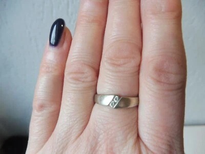 Anello Bellissimo Placcato Argento, Pierre Lang Taglia 59 (IX)! - Immagine 1 di 4