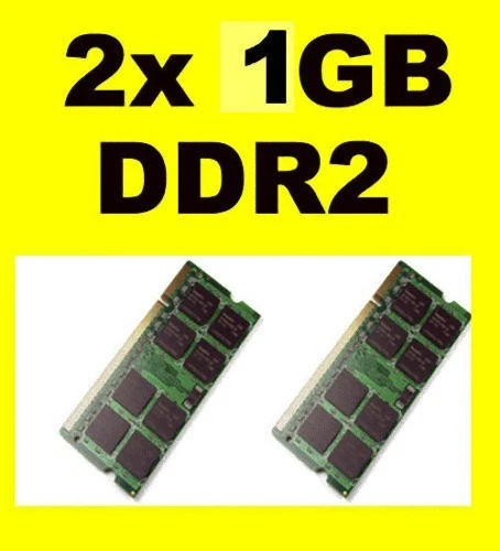 RAM Memory For HP Pavilion DV2000 DV2500 DV2700 2GB 2x1GB PC2-5300S DDR2 667MHZ - Image 1 of 1
