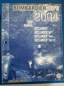 Can am outlander shop manual