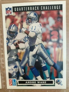 1991 Upper Deck Domino's Pizza Quarterback Challenge LIONS Andre Ware #9 MINT - Bild 1 von 2