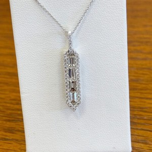 Women Gorgeous Jewelry Cubic Zirconia 925 Silver Necklace Pendants Wedding Gifts