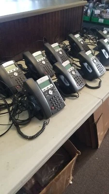 PolyCom SoundPoint IP 331 VOIP, 2201-12365-001, (9 pack) Telephone W/Power Cords - Image 1 of 4