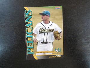 2004 Choice Myrtle Beach Pelicans # 12 Marcus Giles Card (B17) Atlanta Braves